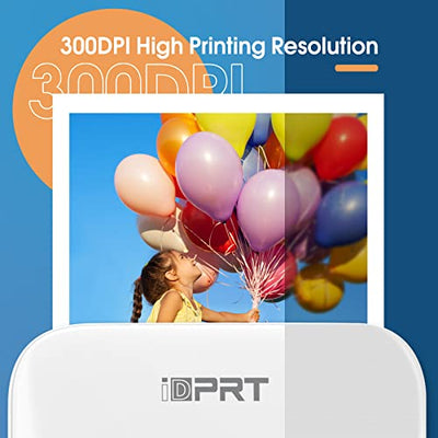 iDPRT ZP200 2X3'' Mini Photo Printer, Bluetooth Portable Photo Printer